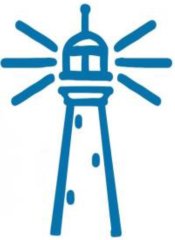 Stilisierter Leuchtturm