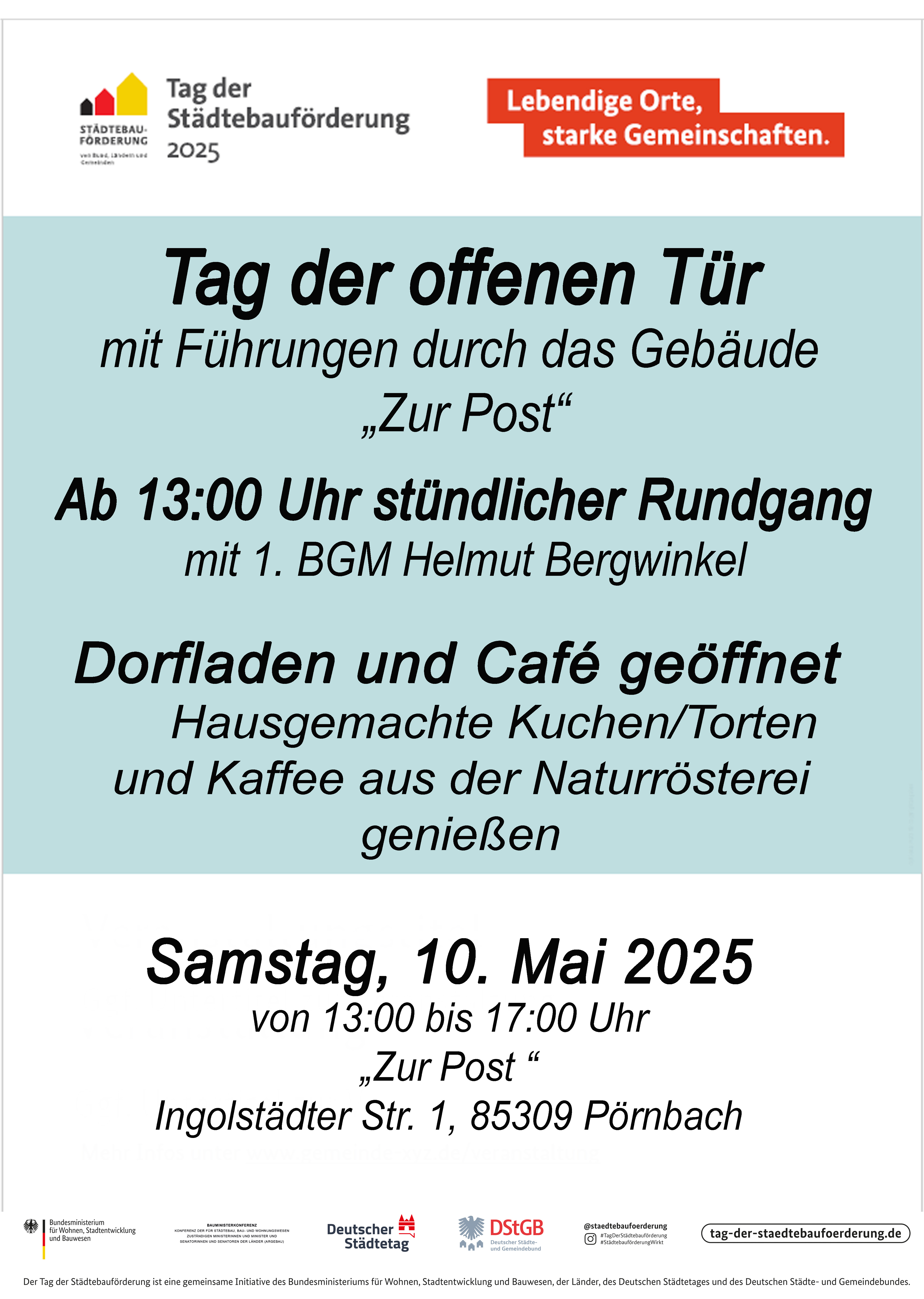 Tag der offenen Tür - 10.05.25 - Zur Post